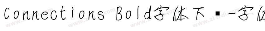 Connections Bold字体下载字体转换